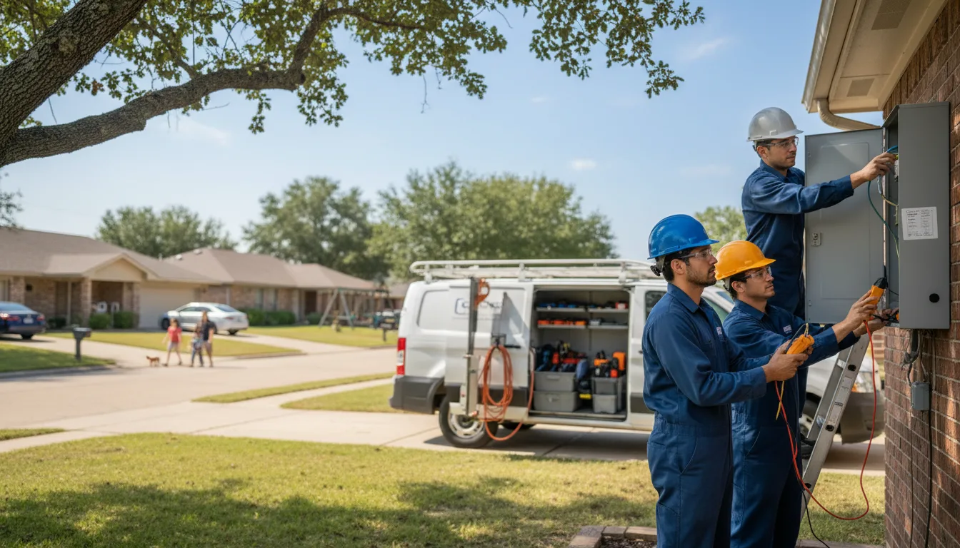 Certified electrician providing emergency electrical services in Parkman, OH